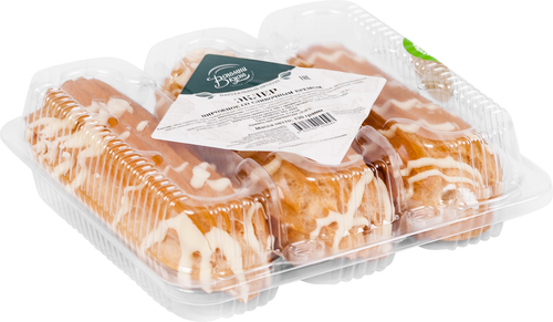 

Пирожное ВСПОМНИ ВКУСНО Эклер со сливочным кремом, 150г