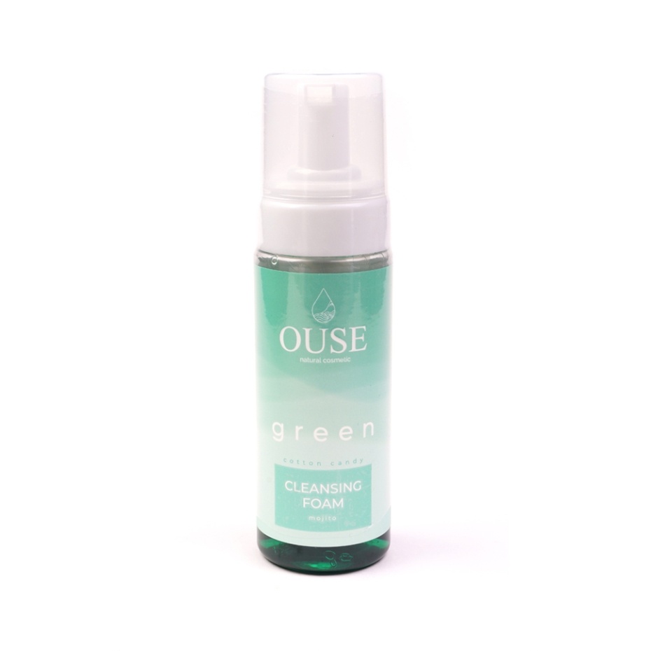 

Пенка очищающая OUSE цветная CLEANSING FOAM GREEN 150мл, Россия