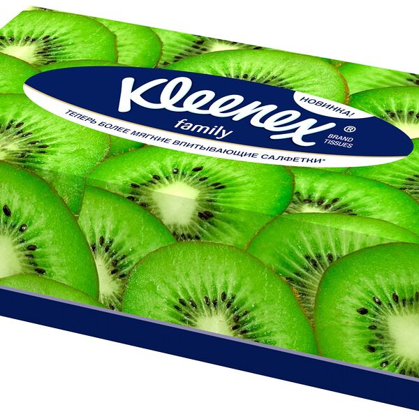 Салфетки бумажные Kleenex Family 20х20 см, 2 слоя, 150 шт.