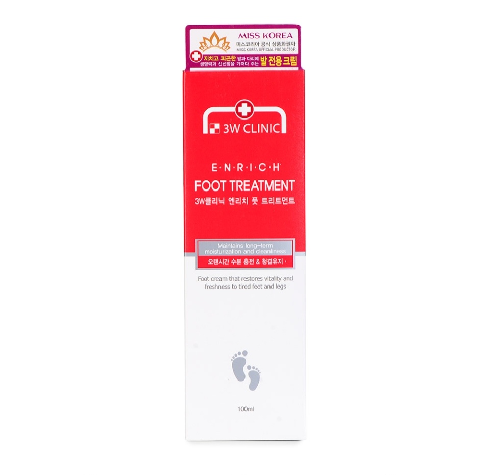 

Крем для ног 3W Clinic Enrich Foot Treatment 100 мл