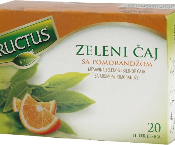 Чай зеленый Fructus С апельсином 20*1.5г