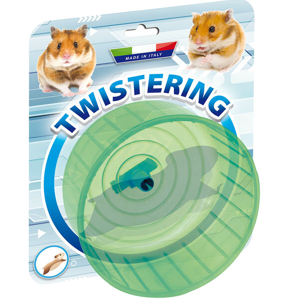 Колесо для грызунов d 14,5см h 7,5см зеленый