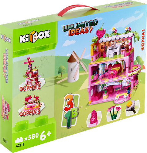 

Конструктор Kibox дом мечты, 580 деталей