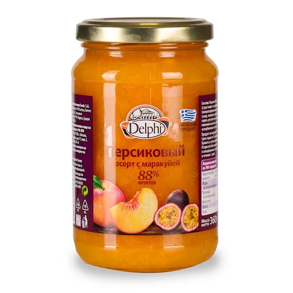 Десерт персиковый Delphi с маракуйей 360 г