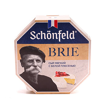 Сыр мягкий с белой плесенью Brie Schonfeld 45%