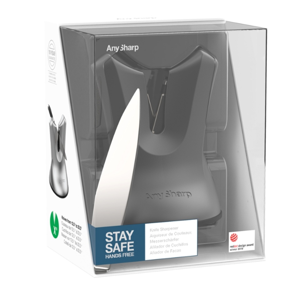 

Точилка для ножей AnySharp X-Blade Professional металлический корпус, серый, Китай