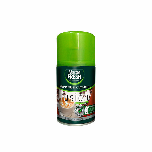 Освежитель воздуха сменный баллон Master Fresh Fusion Ароматный Капучино 250 мл