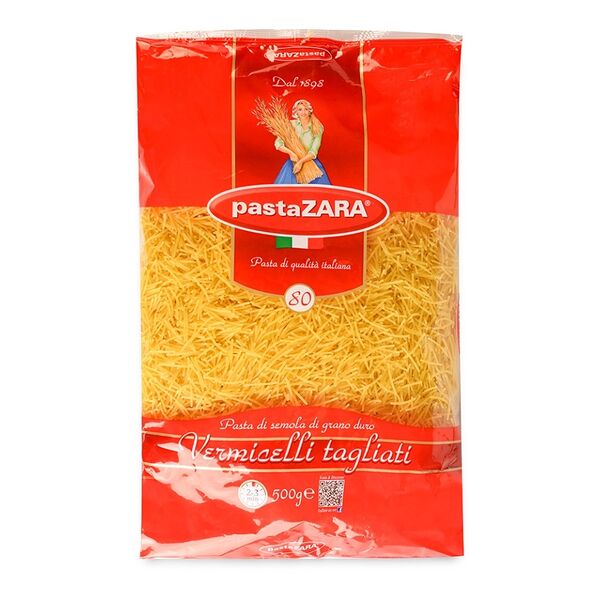  Вермишель Pasta Zara Vermicelli Tagliati 80 500 г