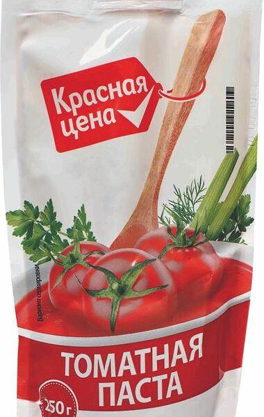 Паста томатная Красная цена 250г