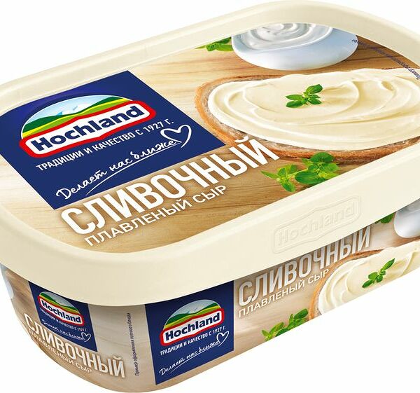 Сыр Hochland Сливочный плавленый 55% 200г