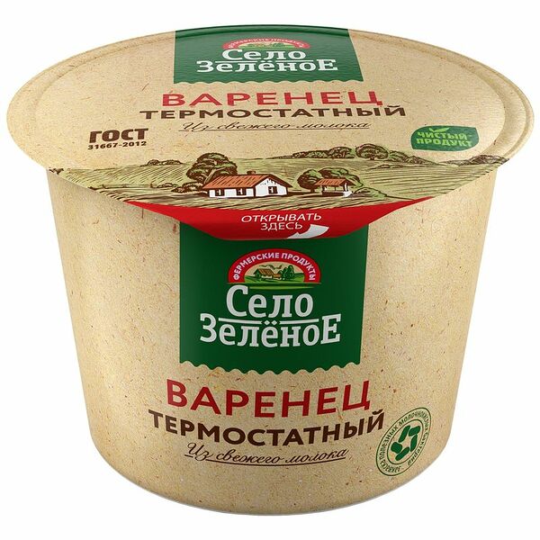 Варенец Село Зеленое термостатный 4%