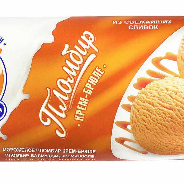 Мороженое пломбир Коровка из Кореновки Крем-брюле из свежайших сливок