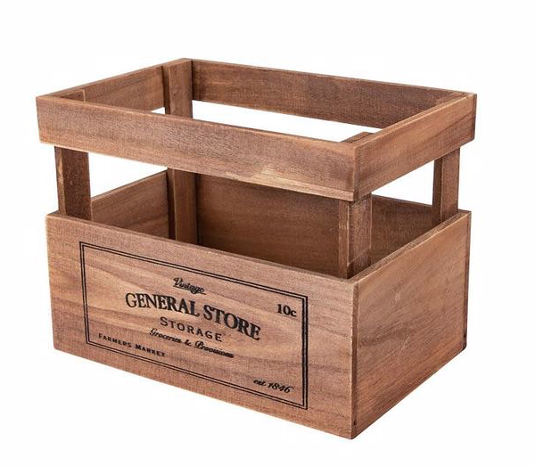 Короб Alandeko General Store деревянный S, 11 х 18 х 24 см