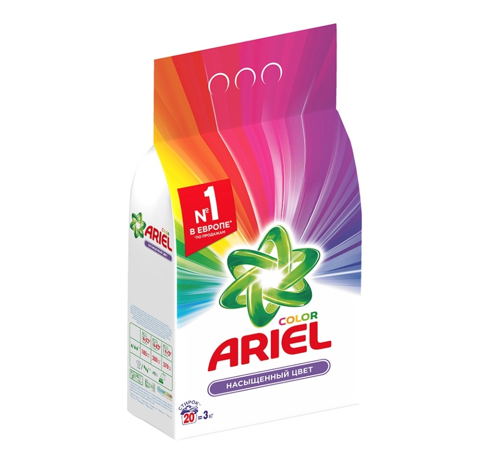 

Стиральный порошок Ariel Color автомат 3 кг