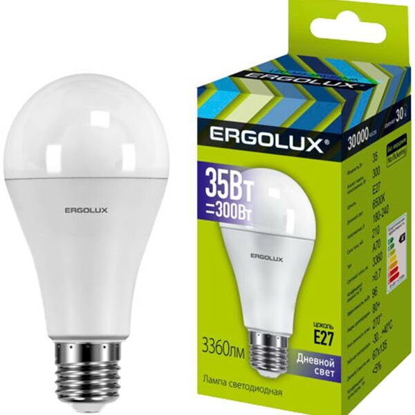 Лампа Ergolux светодиодная LED A70 35W E27 6K