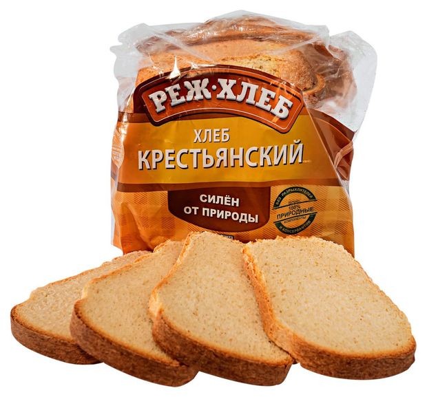 

Хлеб РежХлеб Крестьянский формовой 250 г