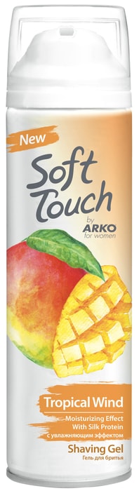 

Гель для бритья Arko Тропическая свежесть Soft Touch, 200 мл