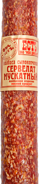 Колбаса ЕСТЪ сервелат Мускатный с/к вес 