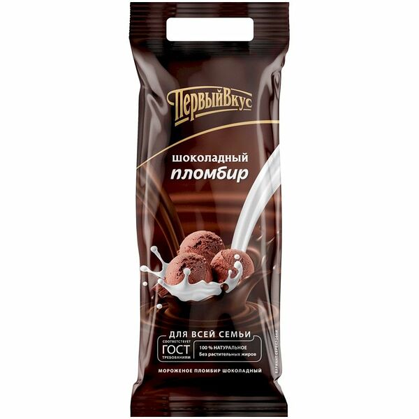 Мороженое Первый Вкус шоколад 450 г