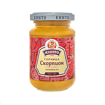 Горчица Кинто Скорпион чилийская, Россия 170 г