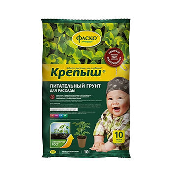 Грунт Фаско для рассады Крепыш 10л, Россия