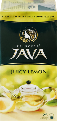 

Чай зеленый Принцесса Ява Сочный лимон в пакетиках 25 шт., 37.5 г