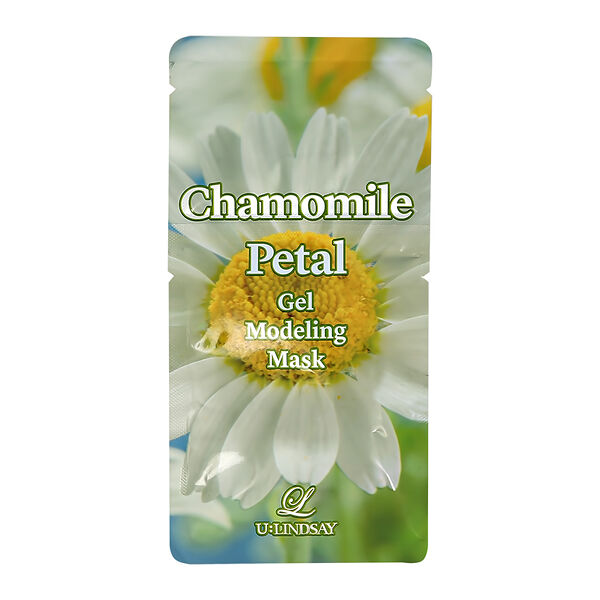 Маска для лица Lindsay альгинатная моделирующая с лепестками ромашки 50 г + 5 г