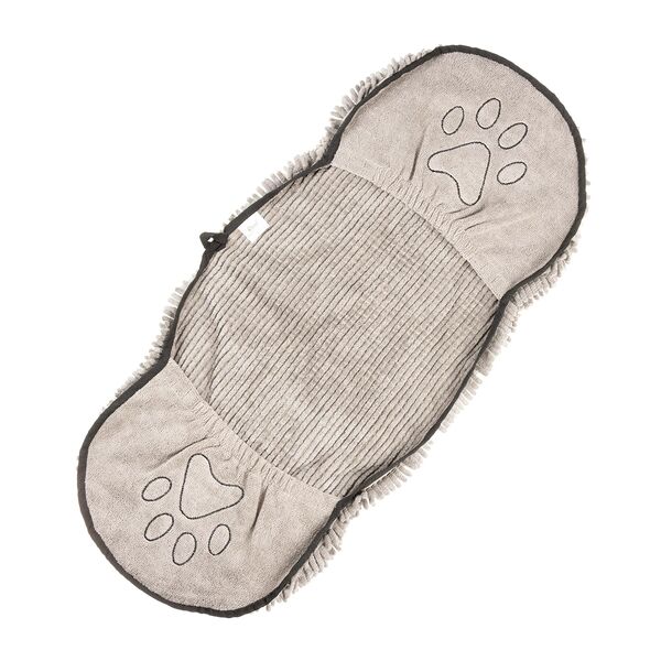 Полотенце для собак серое 34*78см