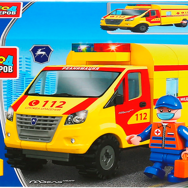 Конструктор ГОРОД МАСТЕРОВ Служба спасения, в ассортименте Арт. 302839/303808