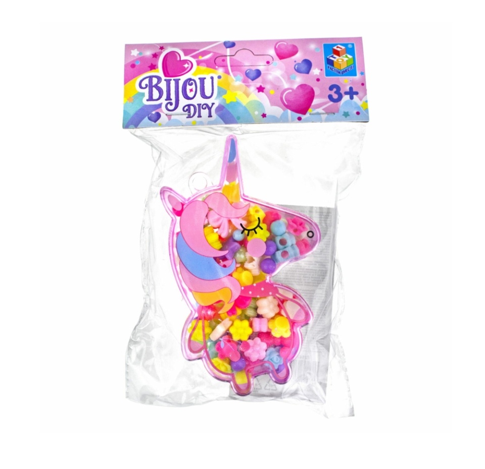 

Набор бусин 1Toy Bijou Diy Единорог 7 х 12 см
