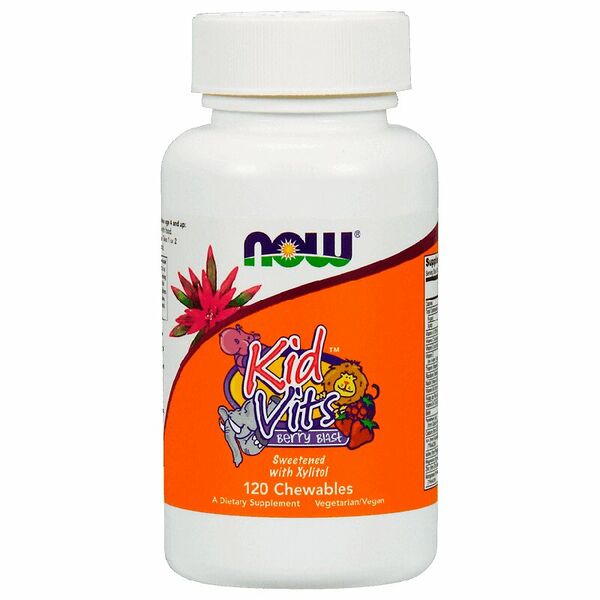 Now Kid Vits Berry Blast 120 шт таблетки