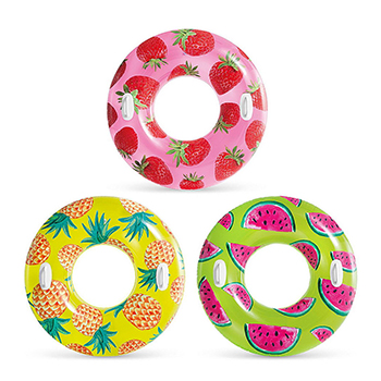 

Круг надувной Intex Тропические фрукты Tropical Fruit Tubes с ручками-держателями 107 см 9+, Китай