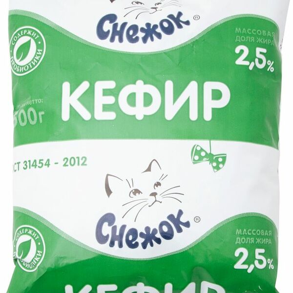 Кефир Снежок 2.5%, 500г