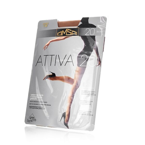 Женские колготки Omsa Attiva 20 den Daino 3 размер