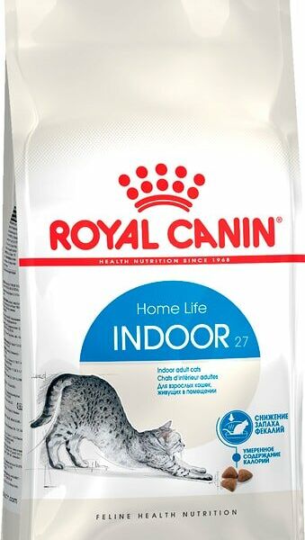 Сухой корм для кошек Royal Canin Indoor 27 для домашних кошек 2кг
