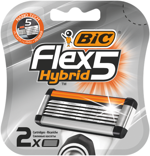 

Кассеты для бритья Bic Flex 5 Hybrid 2 шт.