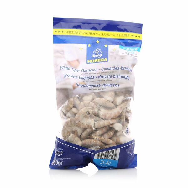 Креветки королевские без головы в панцире 31/40  TM Metro Chef (Метро Шеф)