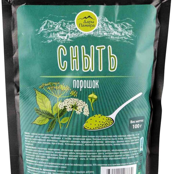 Сныть порошок Дары Памира 100 г