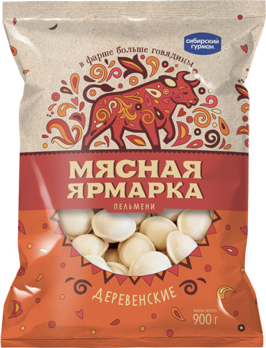 

Пельмени Мясная ярмарка Деревенские 900 г