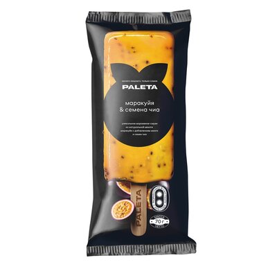 Фруктовый лед Paleta Маракуйя манго и семена чиа 70 г