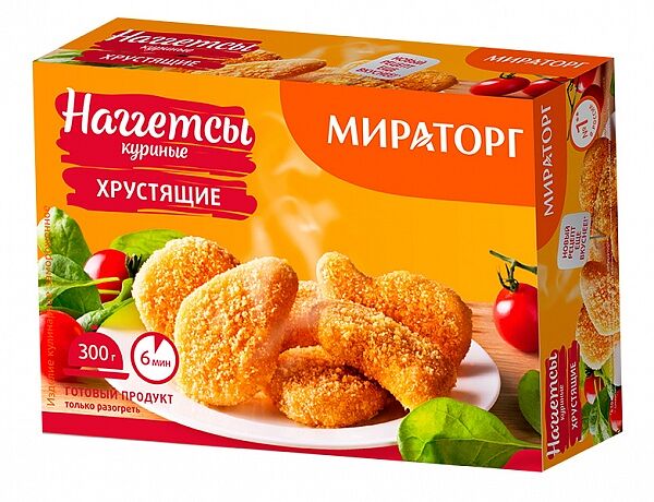 Наггетсы куриные Мираторг хрустящие