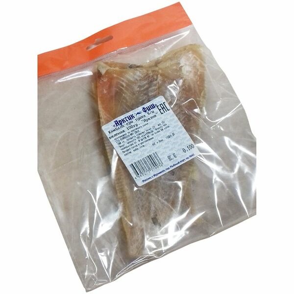 Камбала-ёрш Арктик тушка вяленый, 100г