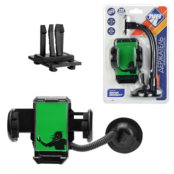 Держатель мобильных устройств Nova Bright на присоске