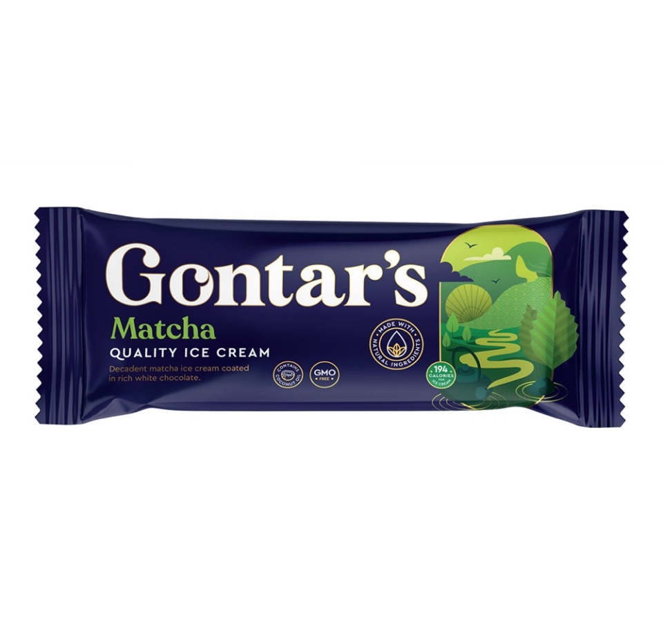 

Эскимо Gontar's Matcha сливочное в шоколадной глазури с растительным жиром 12% 83 г