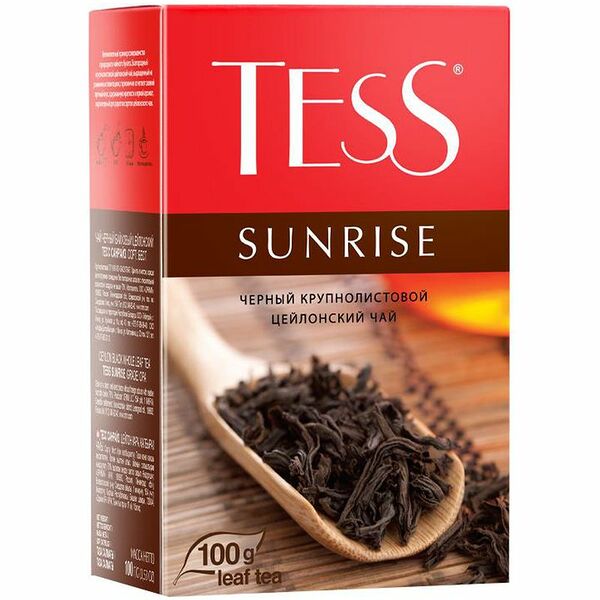 Чай черный Tess Sunrise листовой 100 г