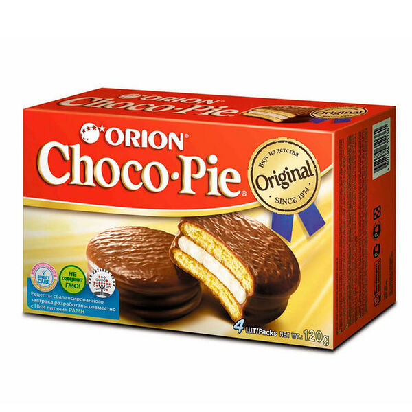 Набор пирожных чокопай 120 г 4 шт*30 г орион