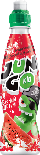 

Напиток Jungo Kid Арбуз, бубль гум негазированный 0.385 л