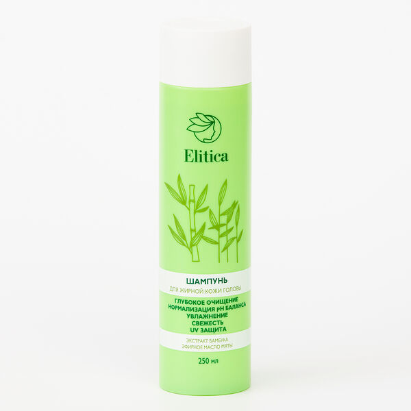 Шампунь Elitica 250 мл для жирной кожи головы