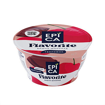 Десерт творожный Epica Flavorite Вишня-Шоколад 8.1%