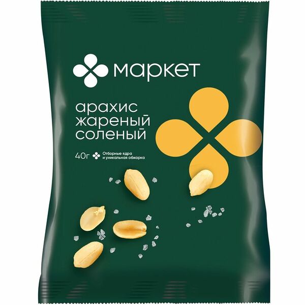 Арахис жаренный солёный Маркет, 40г